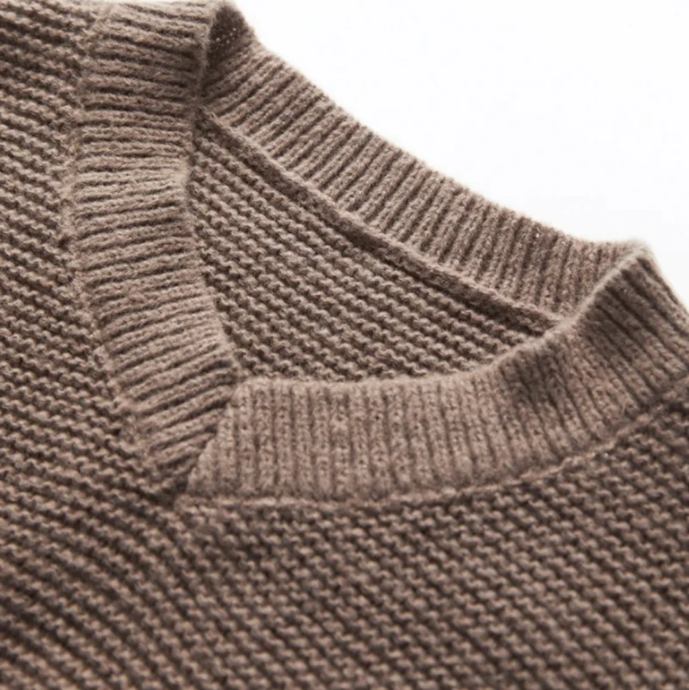 Commense V-Neck Sweater - Taupe - Picture 4 of 8